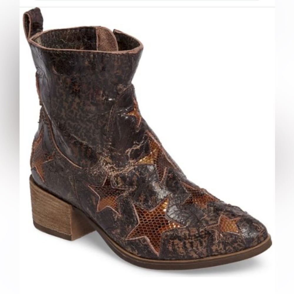 NWT SHERIDAN MIA STARR Crinkle Finish Bootie